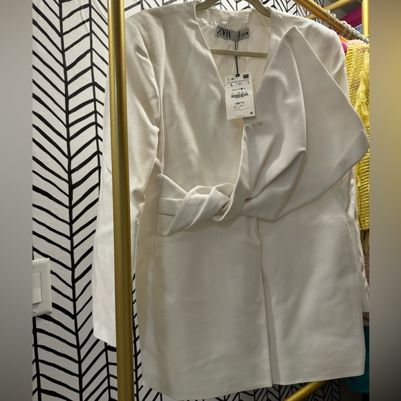 Zara white blazer dress - Picture 1 of 2